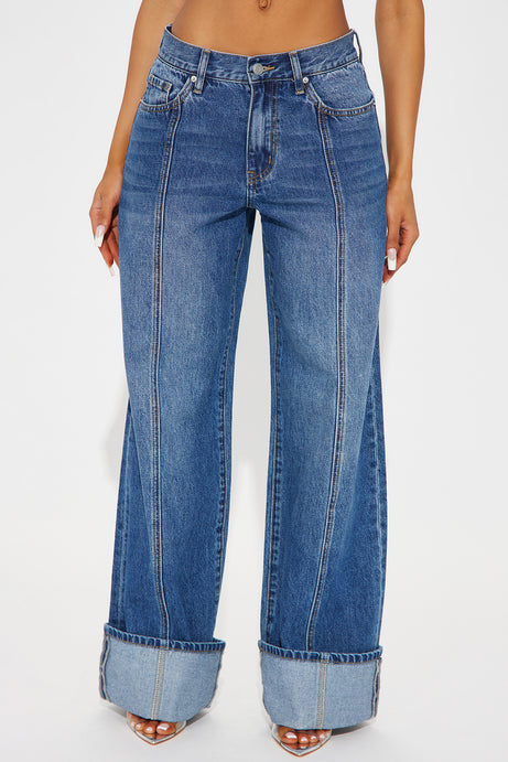 wide leg jeans