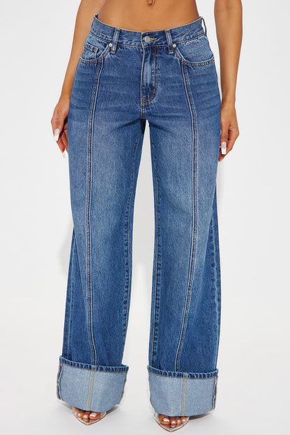 wide leg jeans
